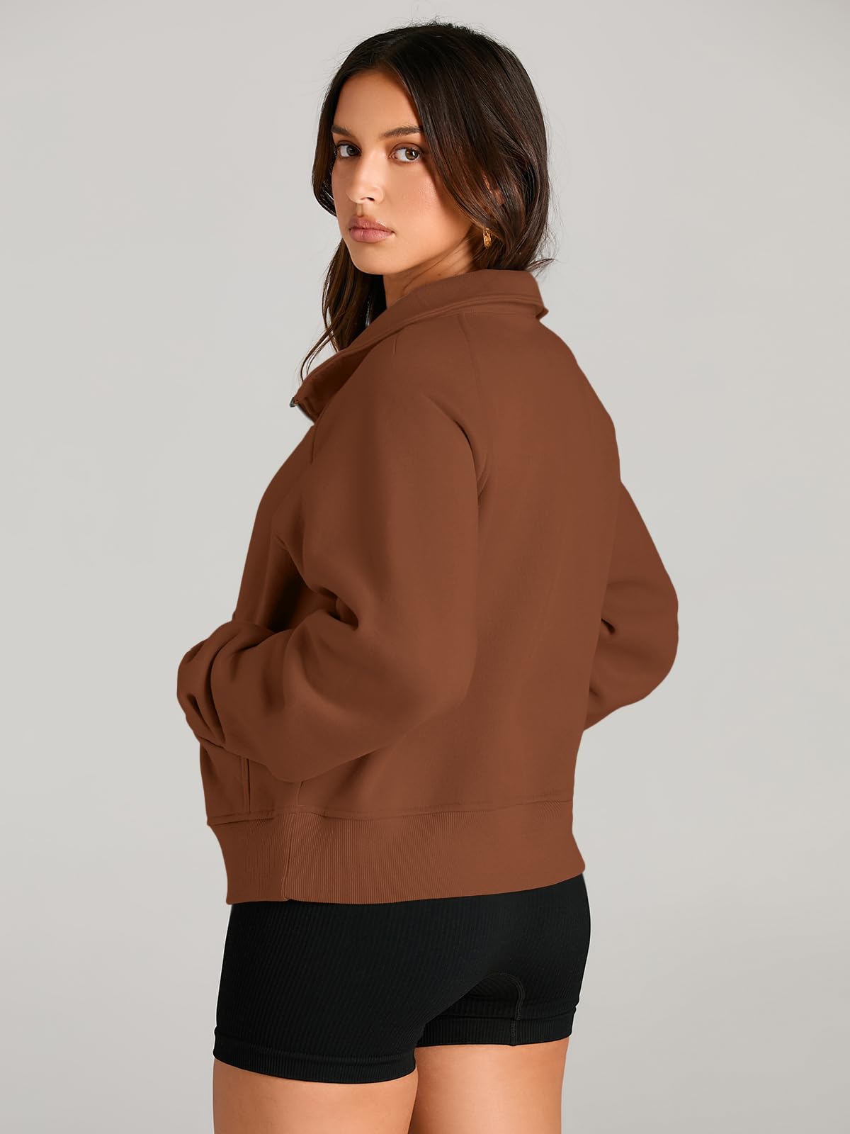 Fall outfits fleece sweatshirt