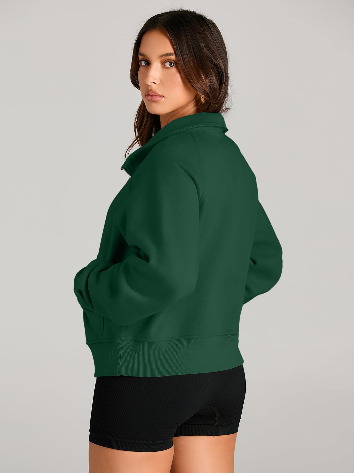 Fall outfits fleece sweatshirt