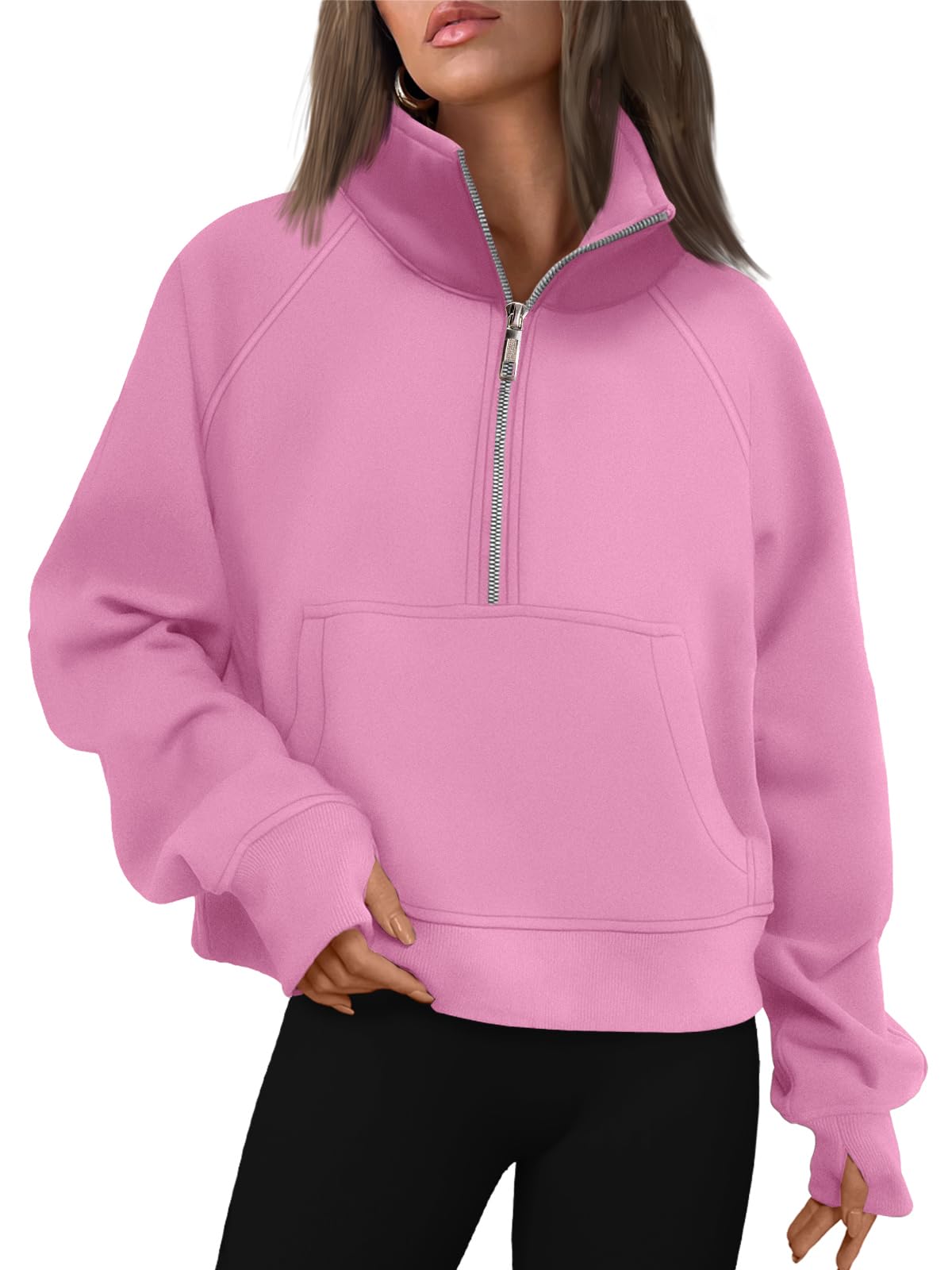 Fall outfits fleece sweatshirt