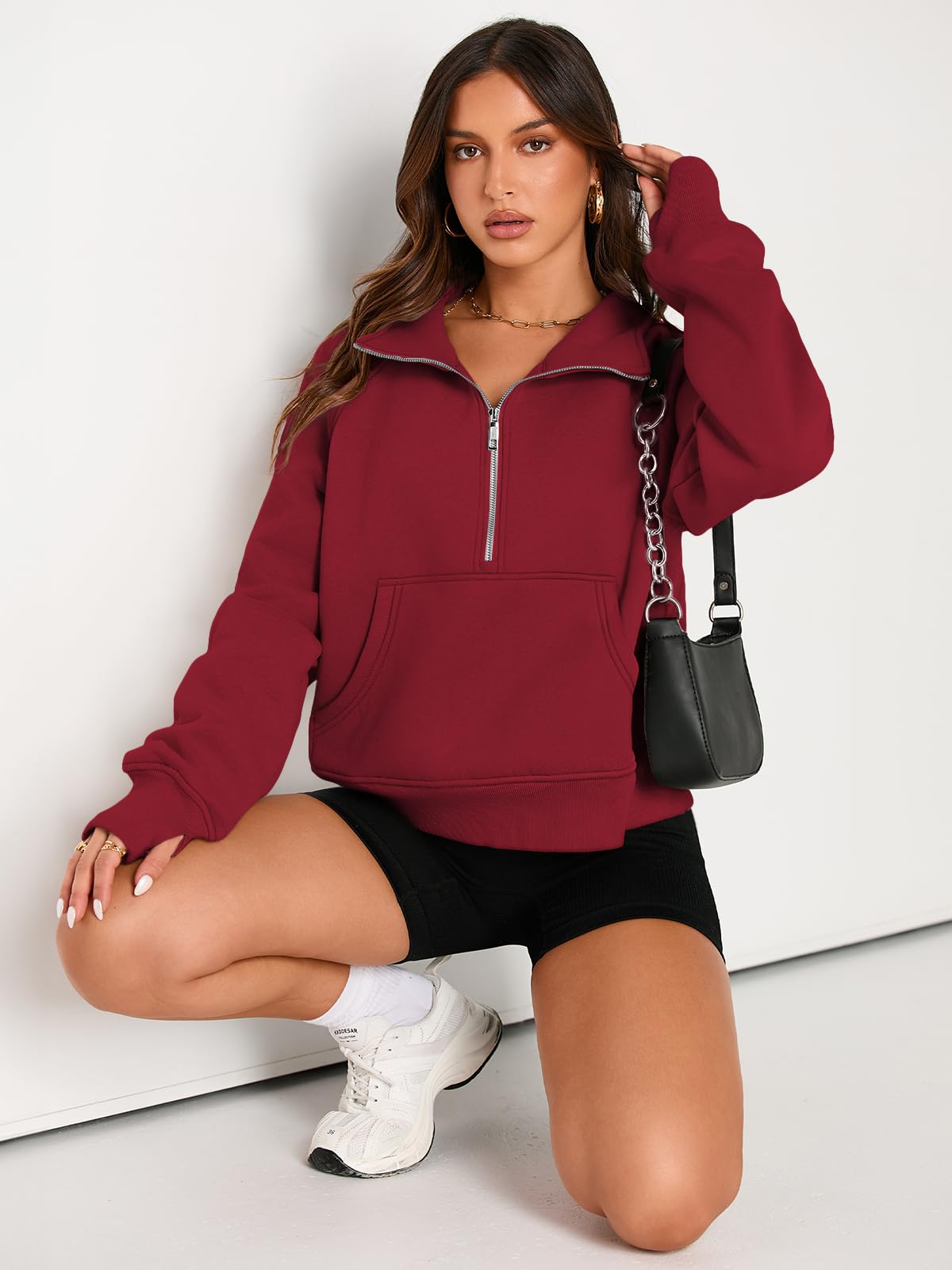 Fall outfits fleece sweatshirt