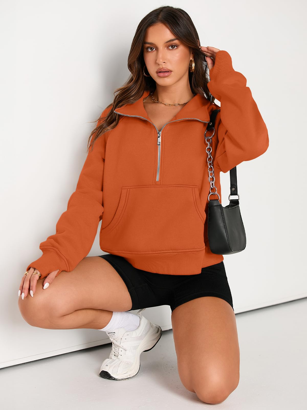 Fall outfits fleece sweatshirt