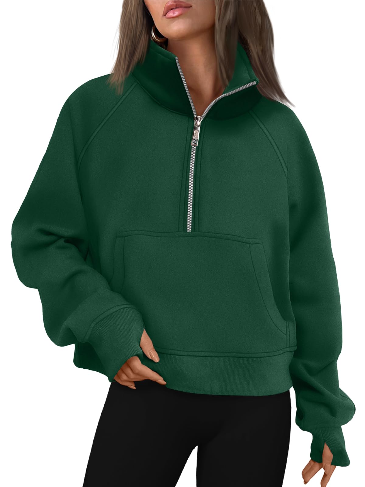 Fall outfits fleece sweatshirt