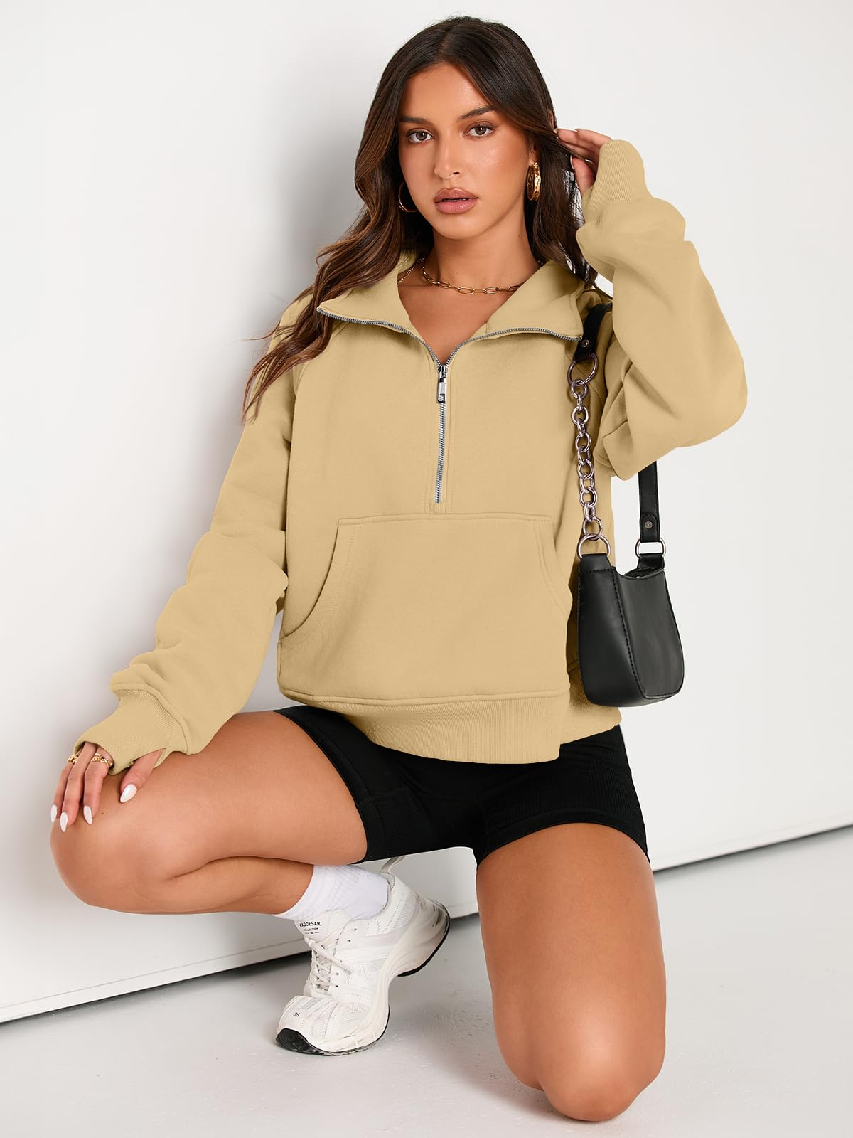 Fall outfits fleece sweatshirt