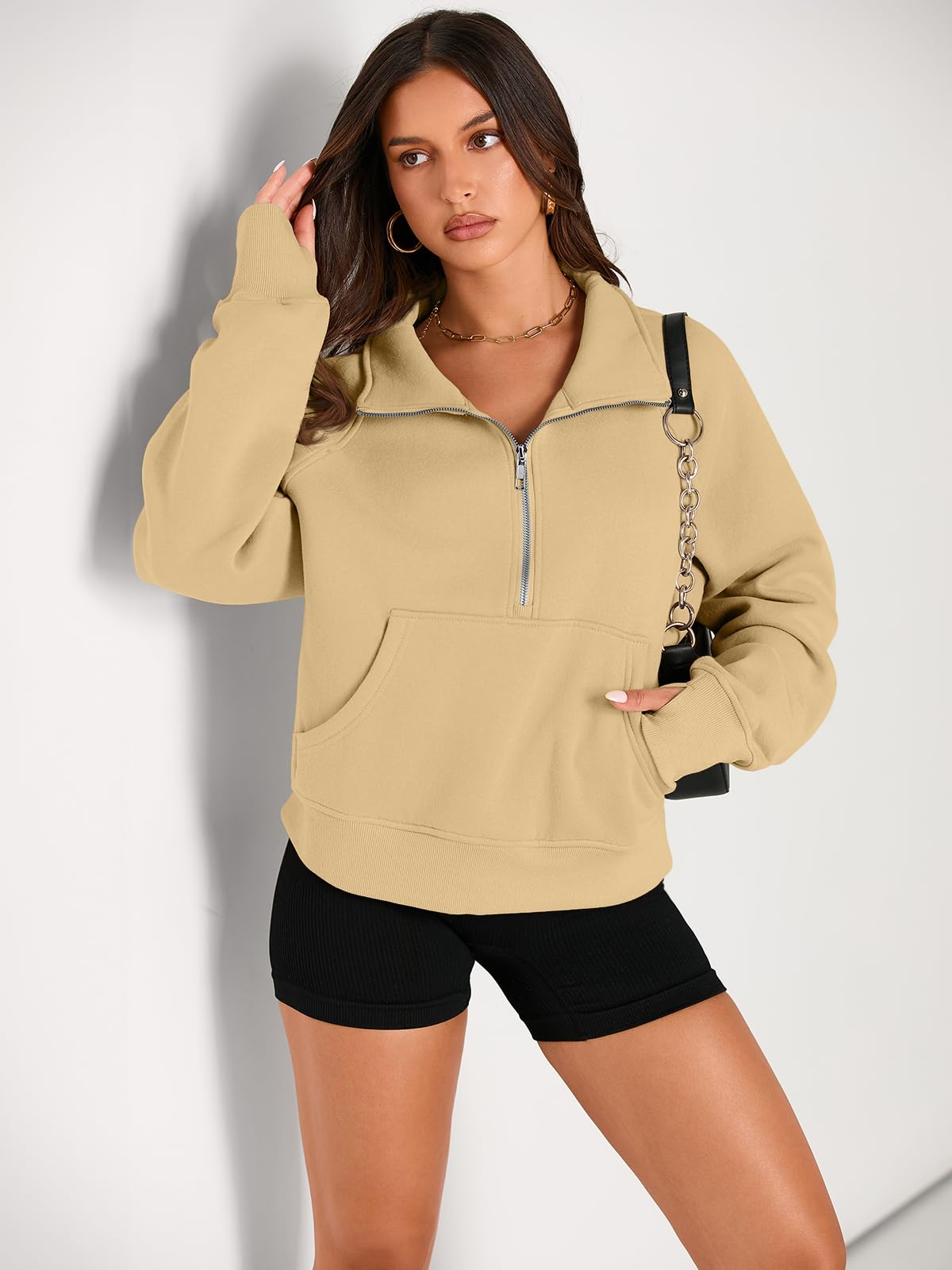 Fall outfits fleece sweatshirt