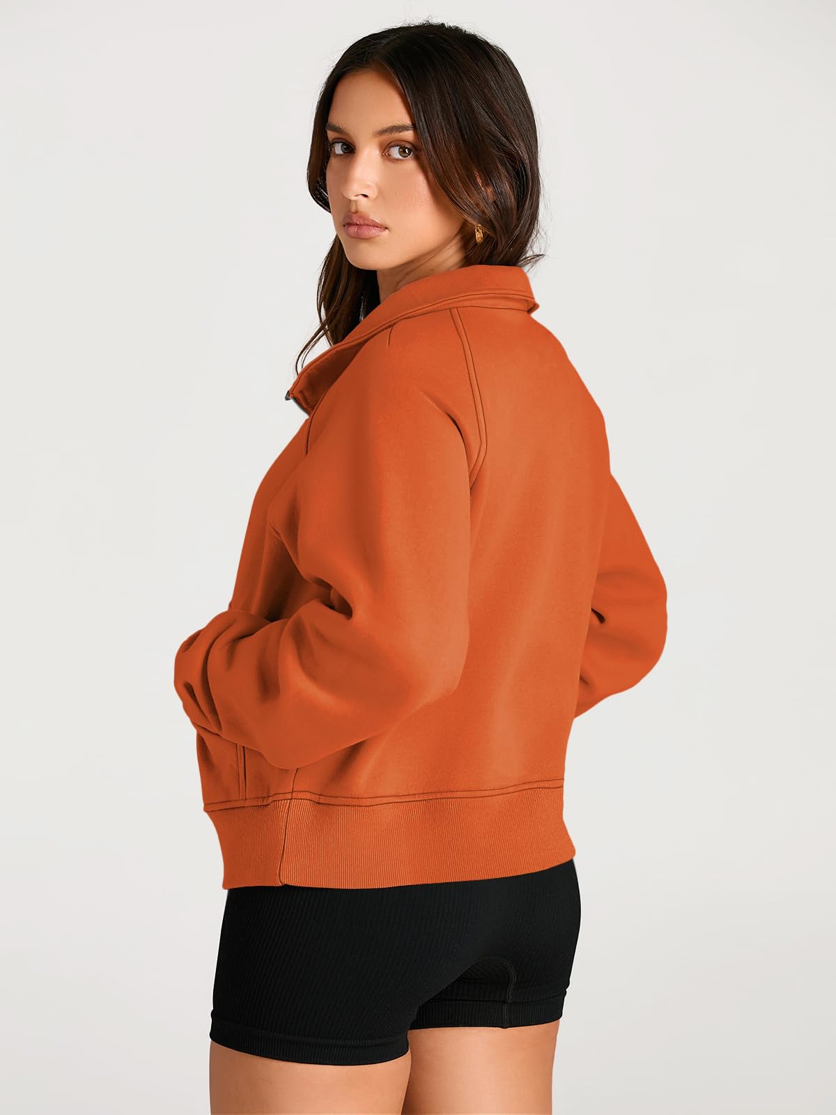 Fall outfits fleece sweatshirt