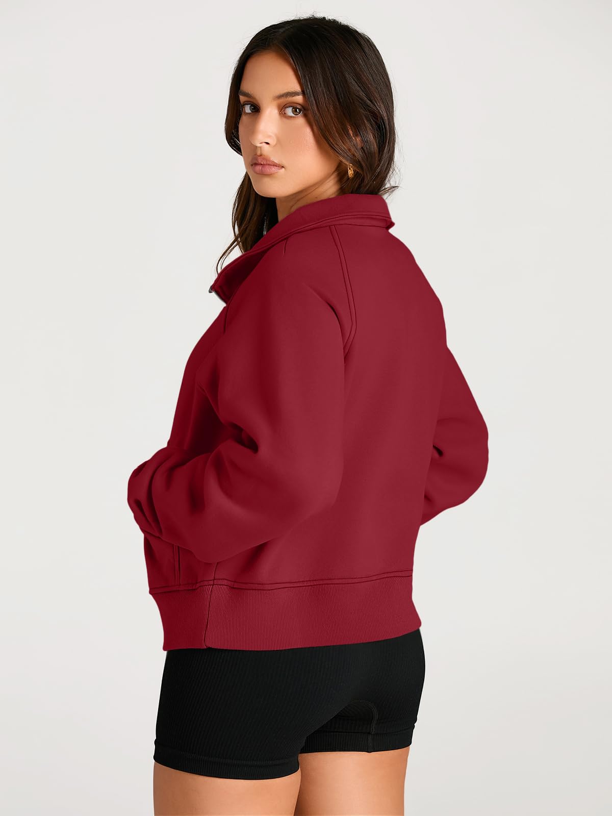 Fall outfits fleece sweatshirt