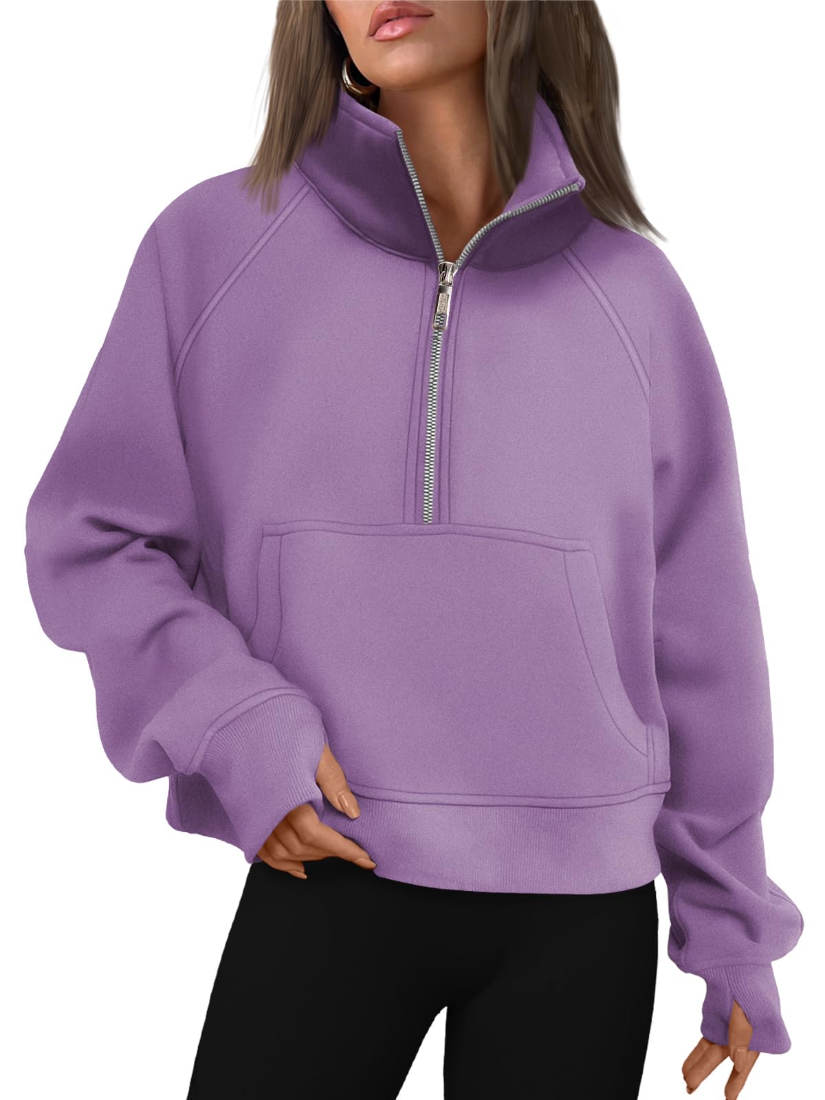 Fall outfits fleece sweatshirt