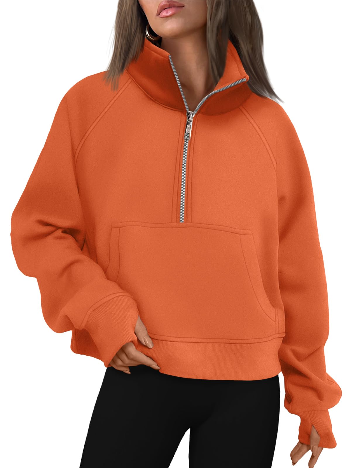 Fall outfits fleece sweatshirt