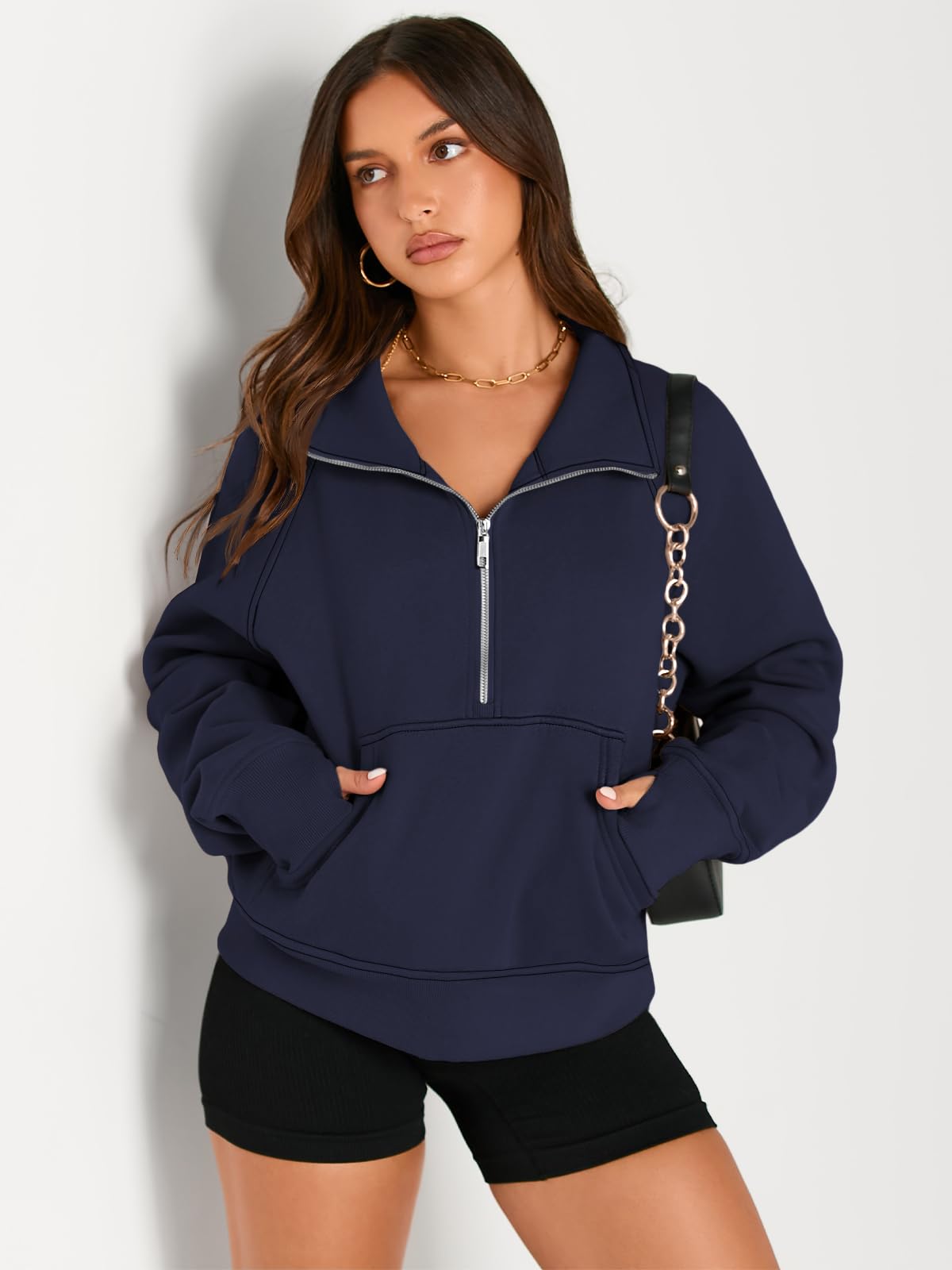 Fall outfits fleece sweatshirt