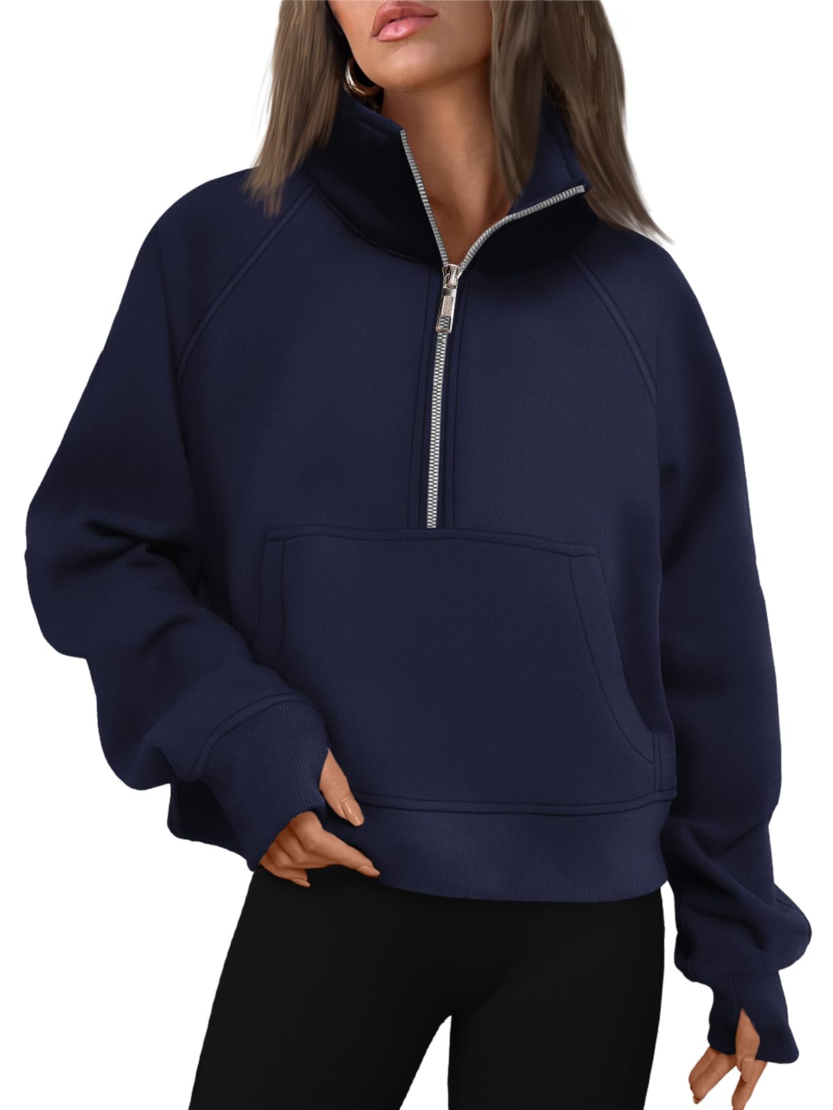 Fall outfits fleece sweatshirt