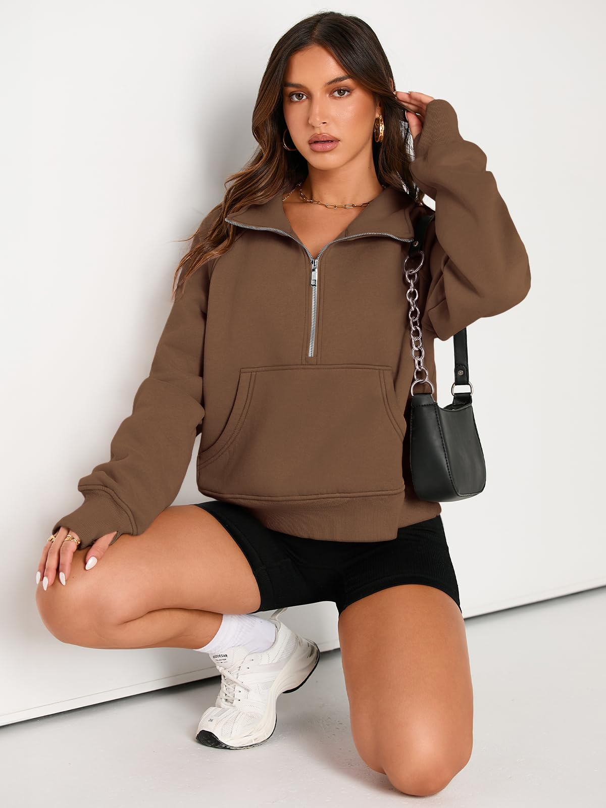 Fall outfits fleece sweatshirt