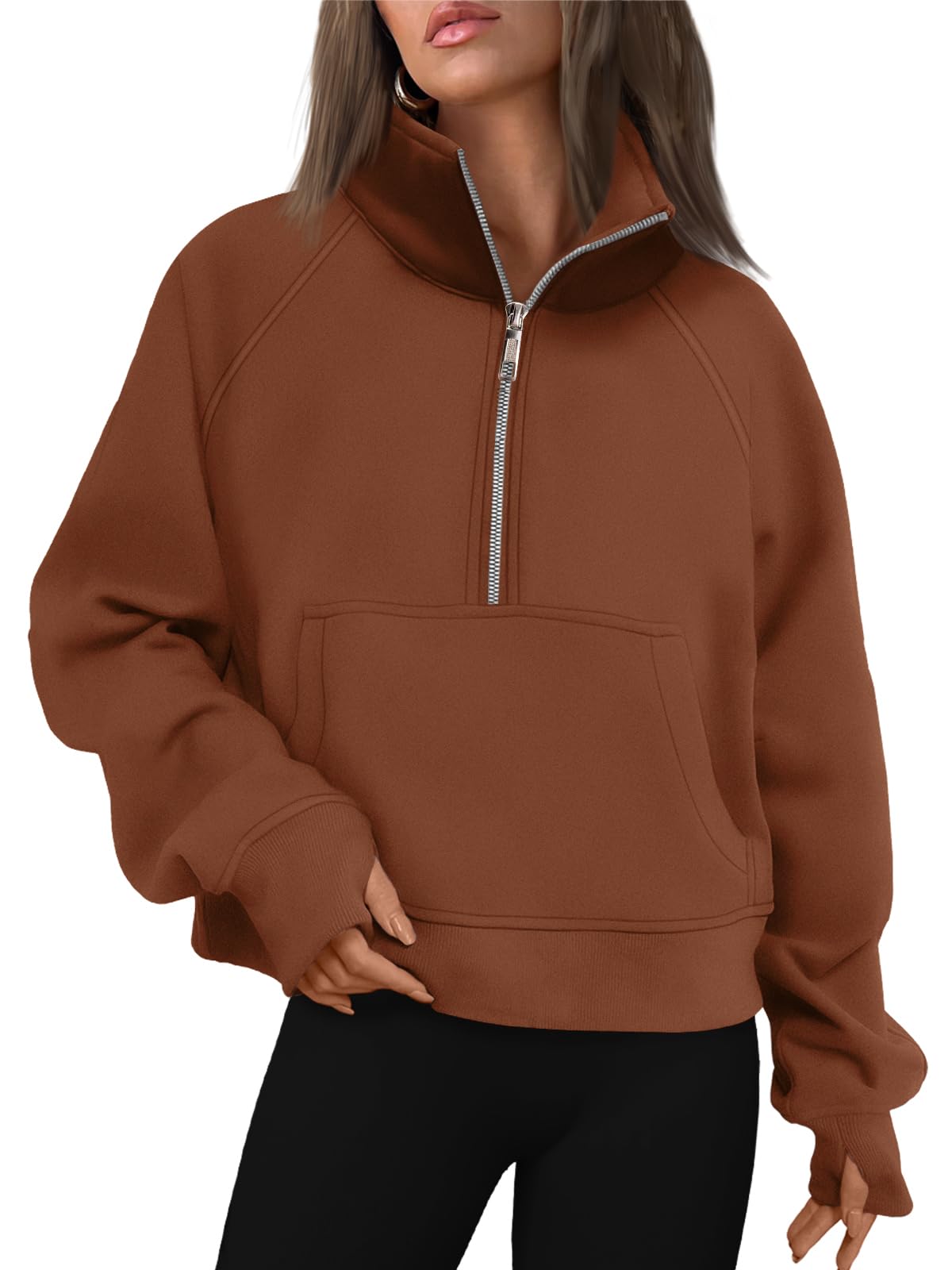 Fall outfits fleece sweatshirt