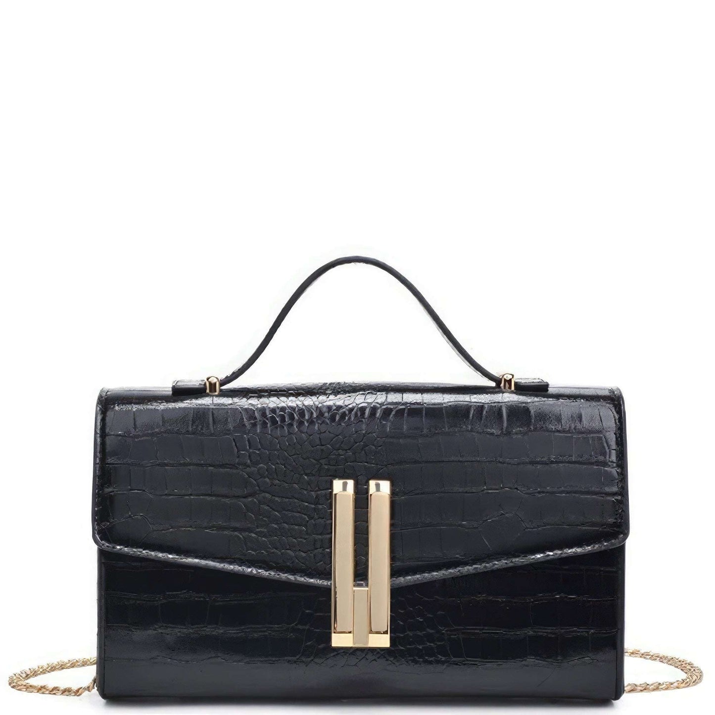 Alfie Croc Print Crossbody Bag - The Diva Goddess