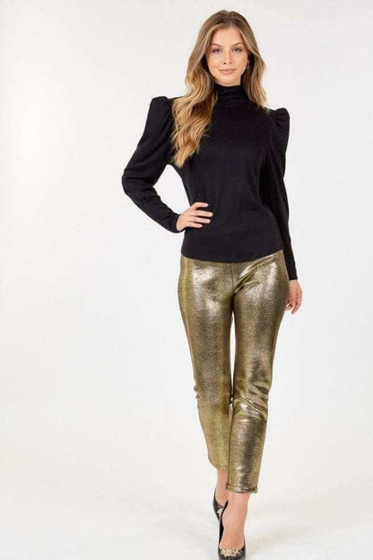 Animal Skin Vinyl Ankle Pants - The Diva Goddess