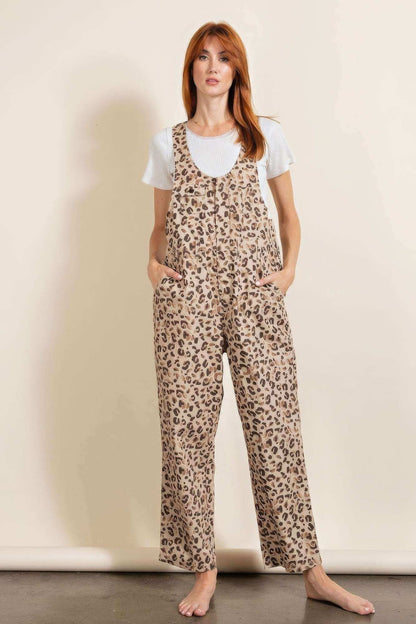 Animal/leopard Printed Jumpsuit - The Diva Goddess