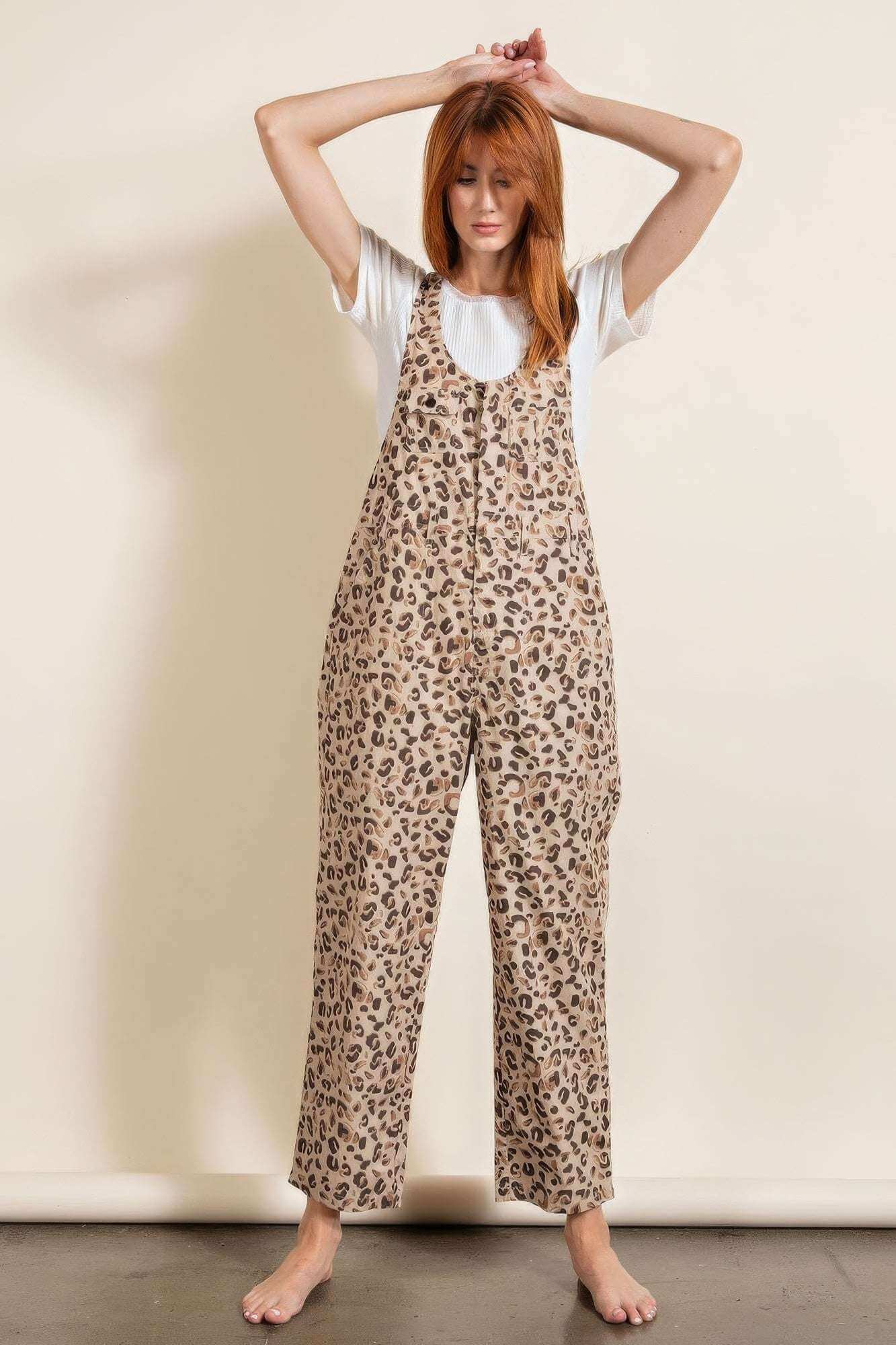 Animal/leopard Printed Jumpsuit - The Diva Goddess