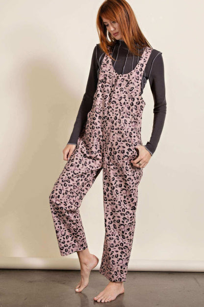 Animal/leopard Printed Jumpsuit - The Diva Goddess