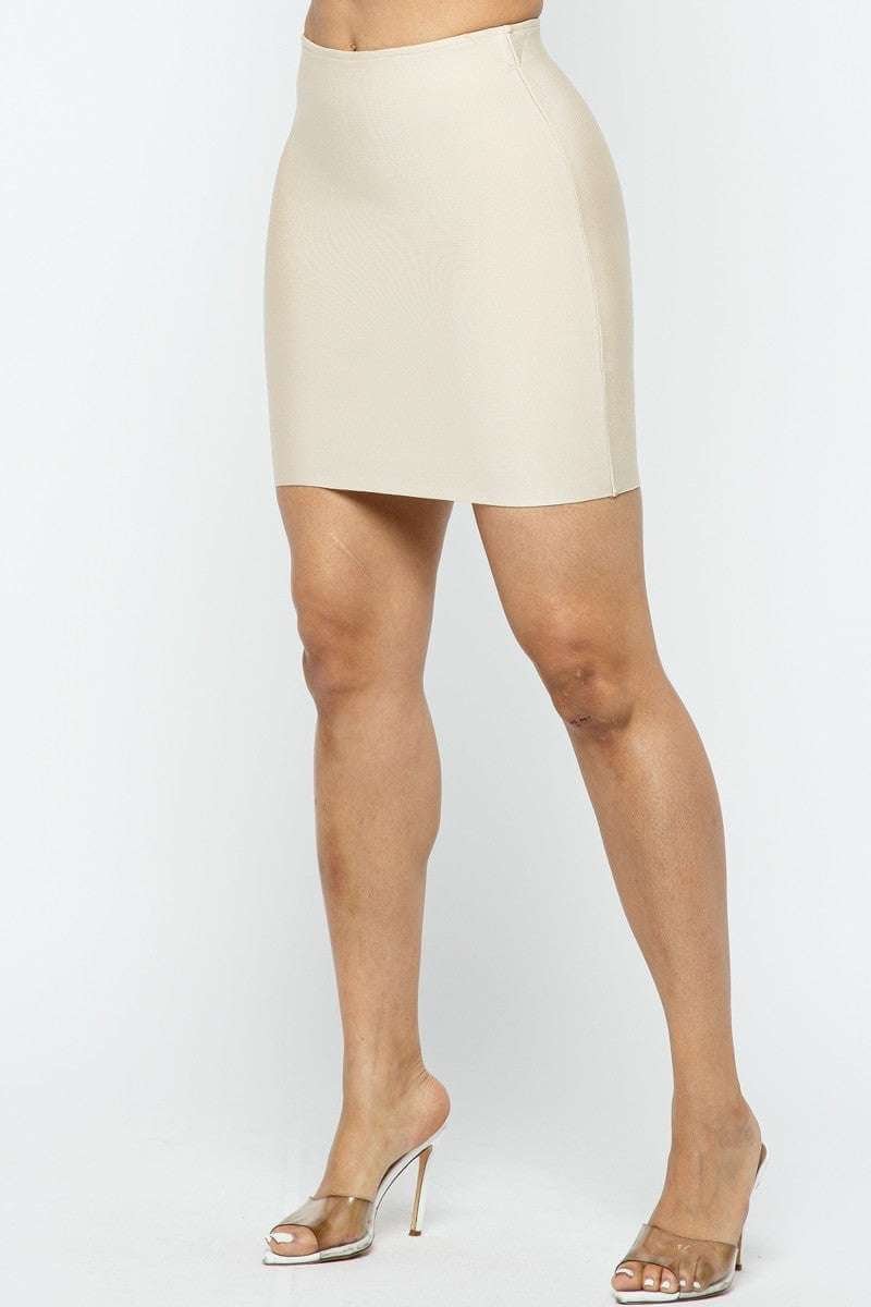 BANDAGE MINI SKIRT - The Diva Goddess