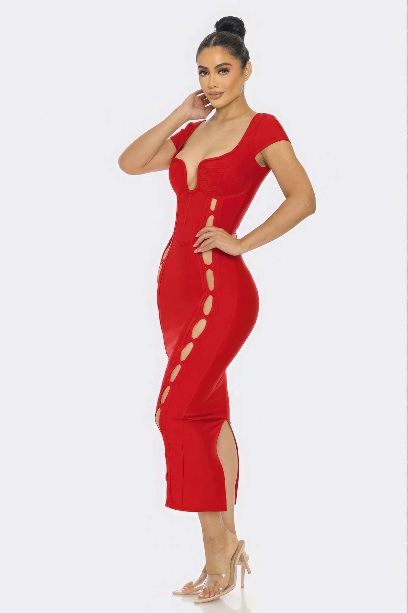 Bandage Midi Dress - The Diva Goddess