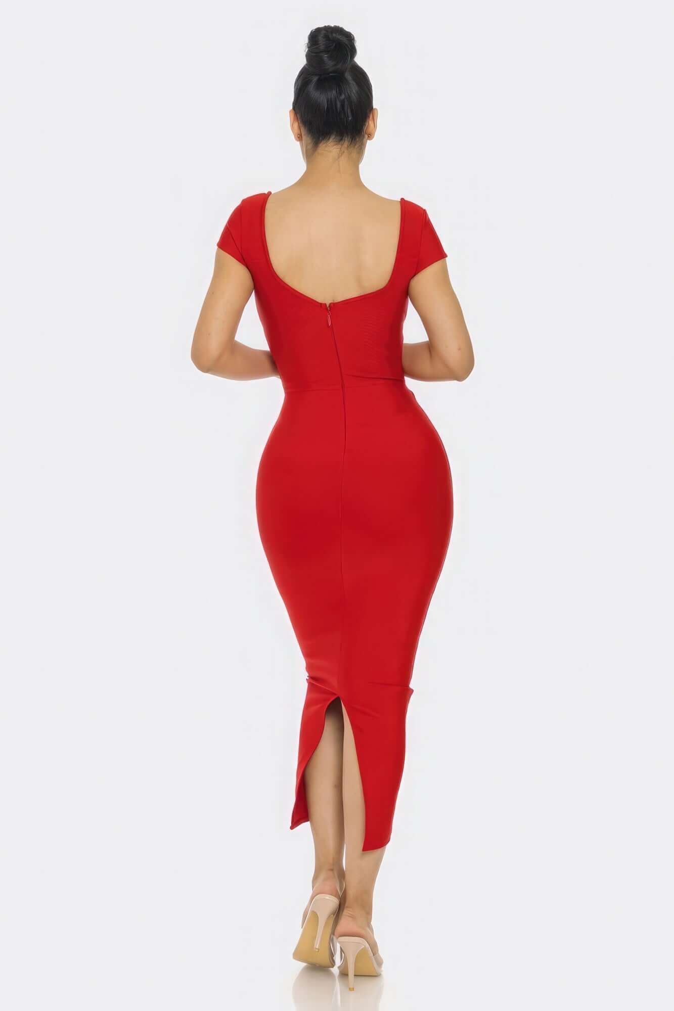 Bandage Midi Dress - The Diva Goddess