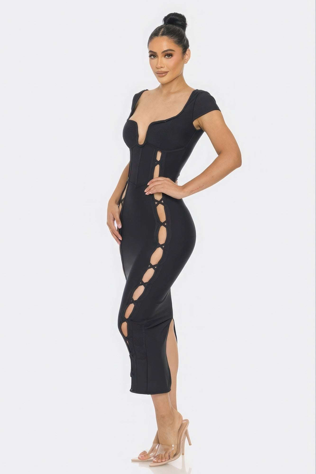 Bandage Midi Dress - The Diva Goddess