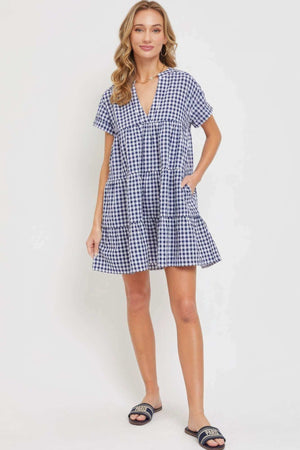 Bodydoll Gingham Dress - The Diva Goddess