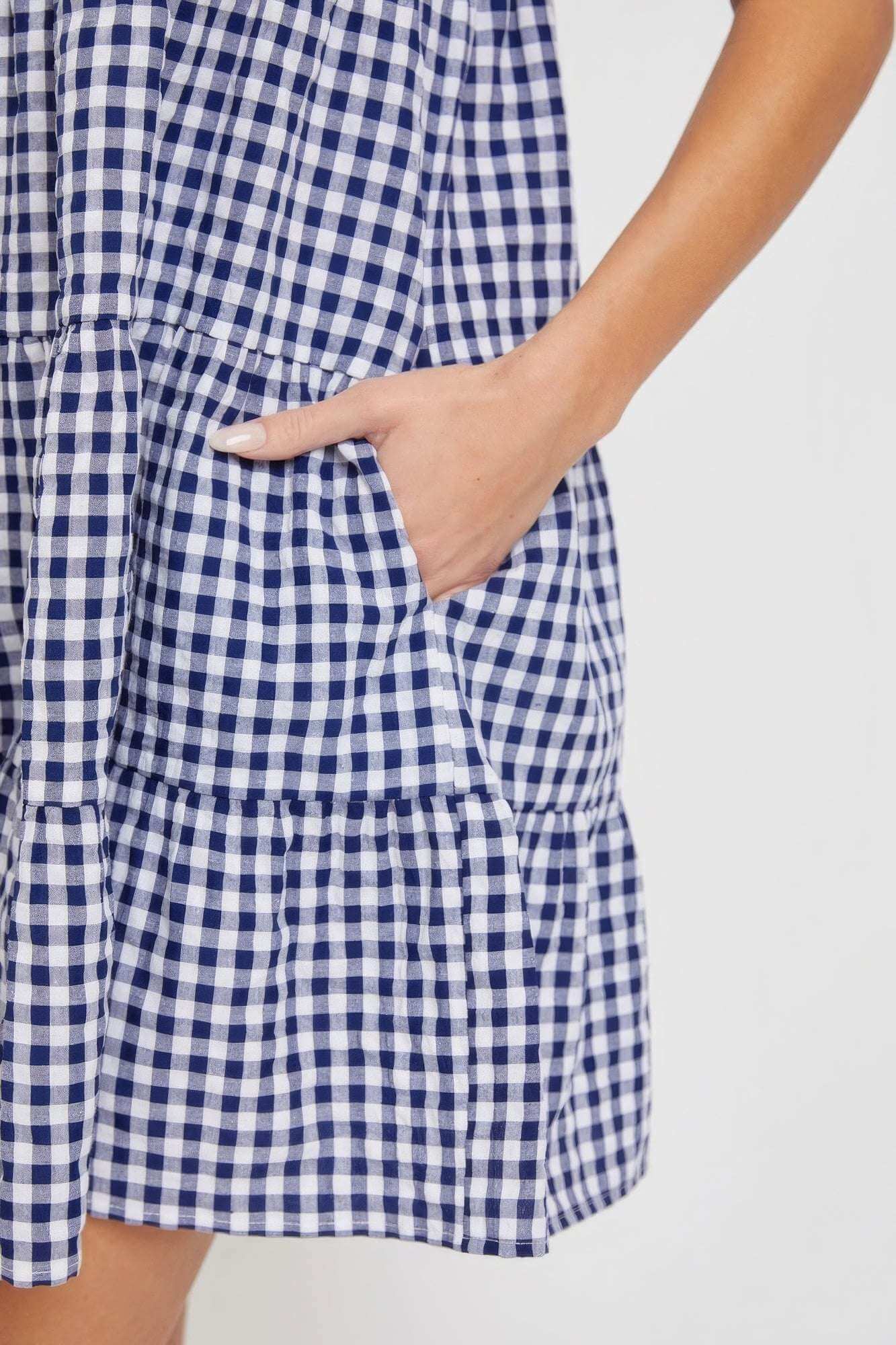 Bodydoll Gingham Dress - The Diva Goddess