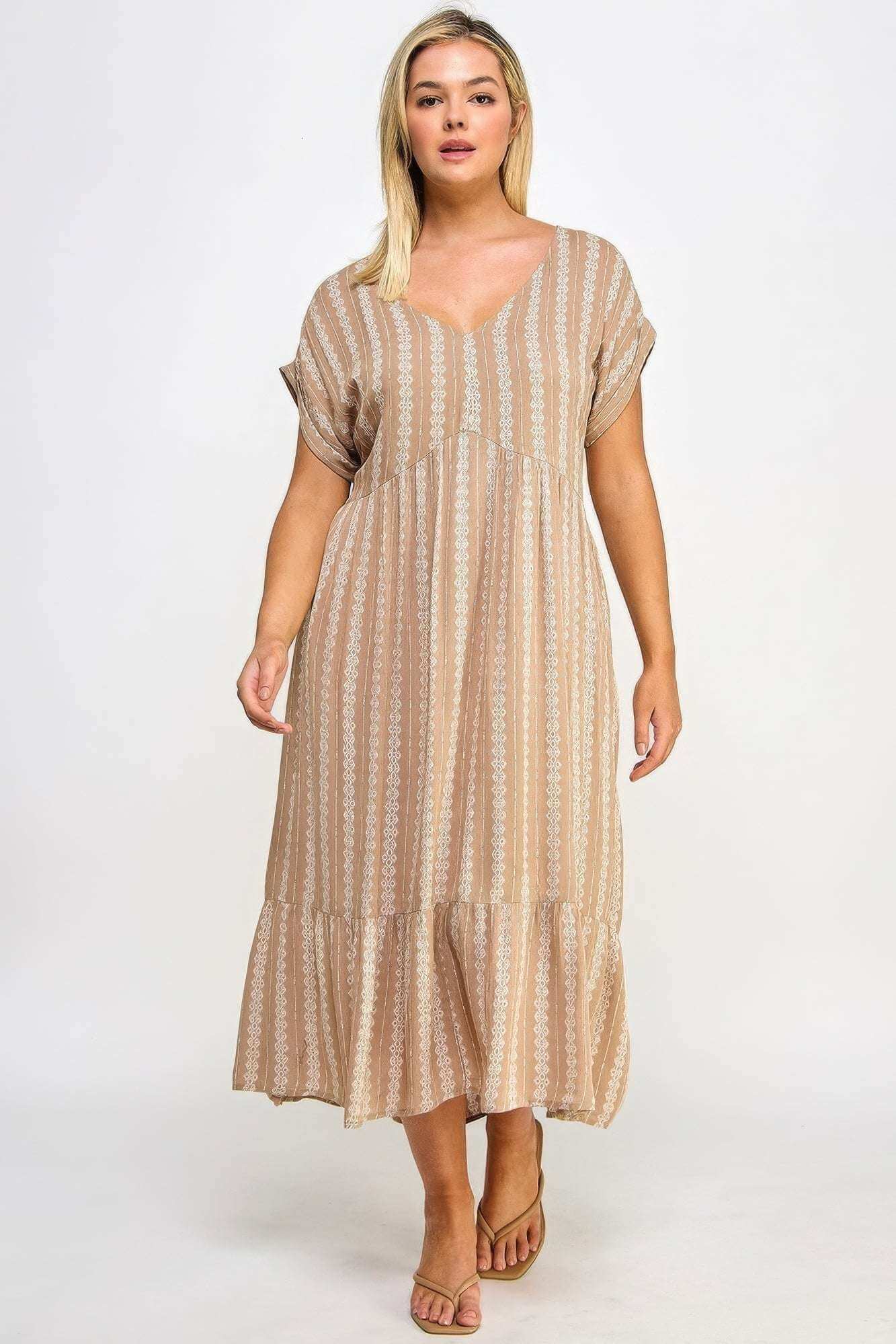 Boho Maxi Dress W/ Slip - The Diva Goddess