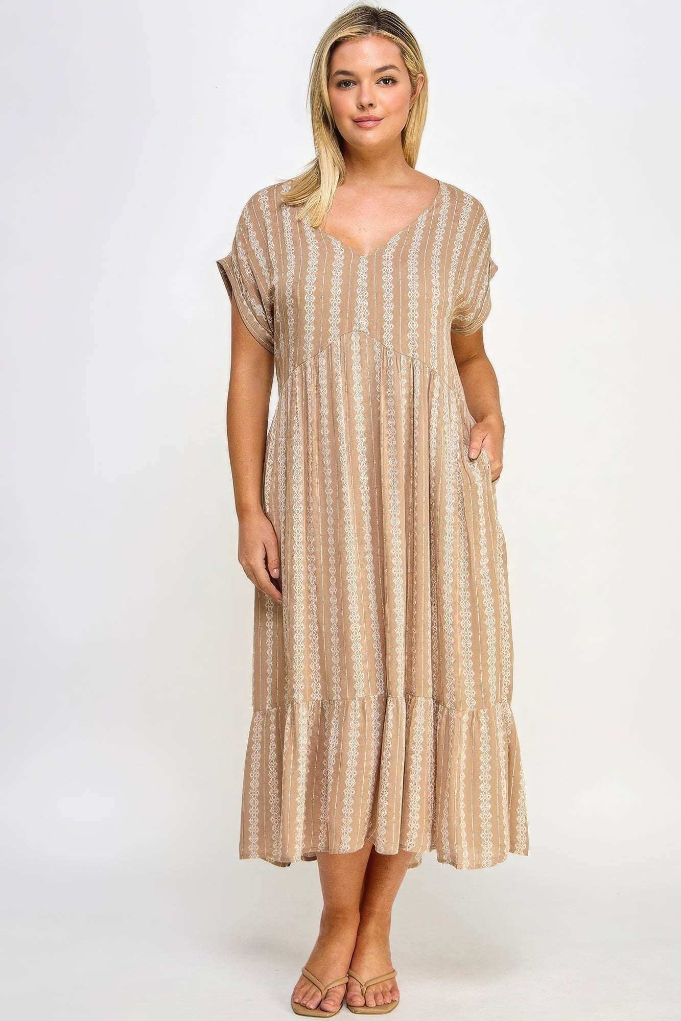 Boho Maxi Dress W/ Slip - The Diva Goddess