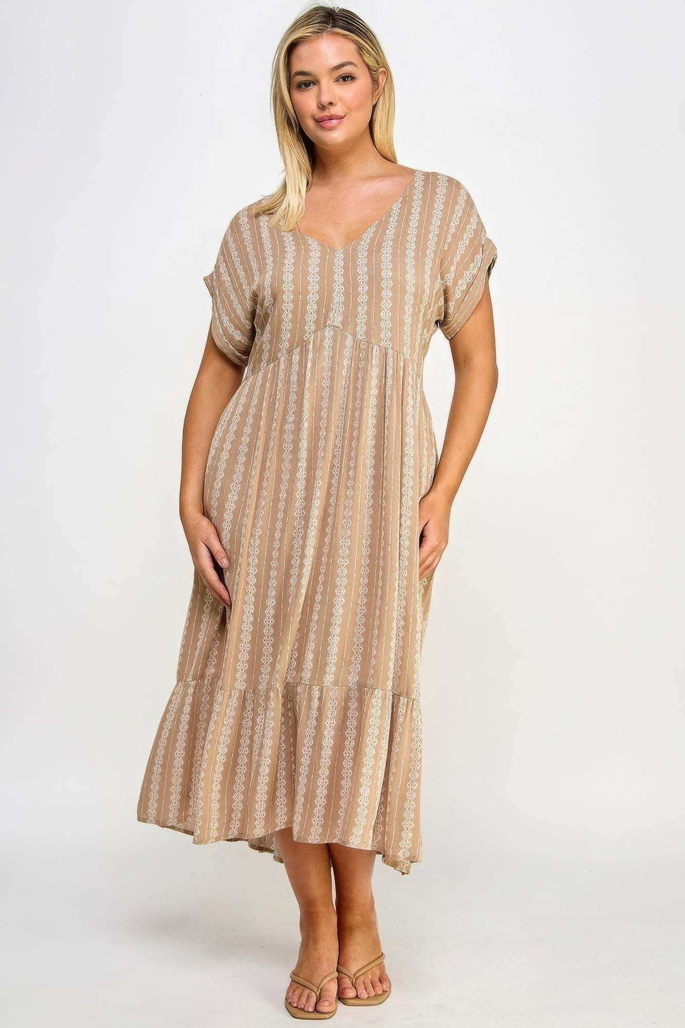 Boho Maxi Dress W/ Slip - The Diva Goddess