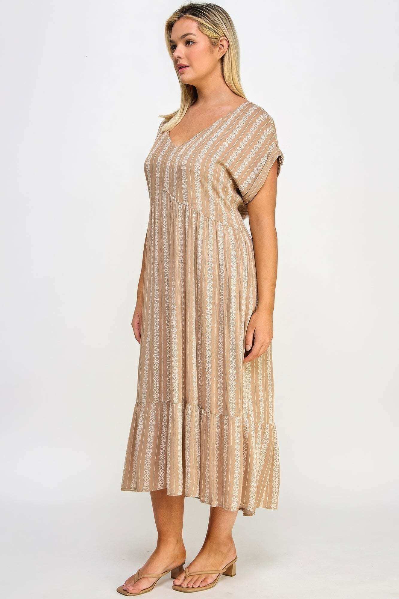 Boho Maxi Dress W/ Slip - The Diva Goddess