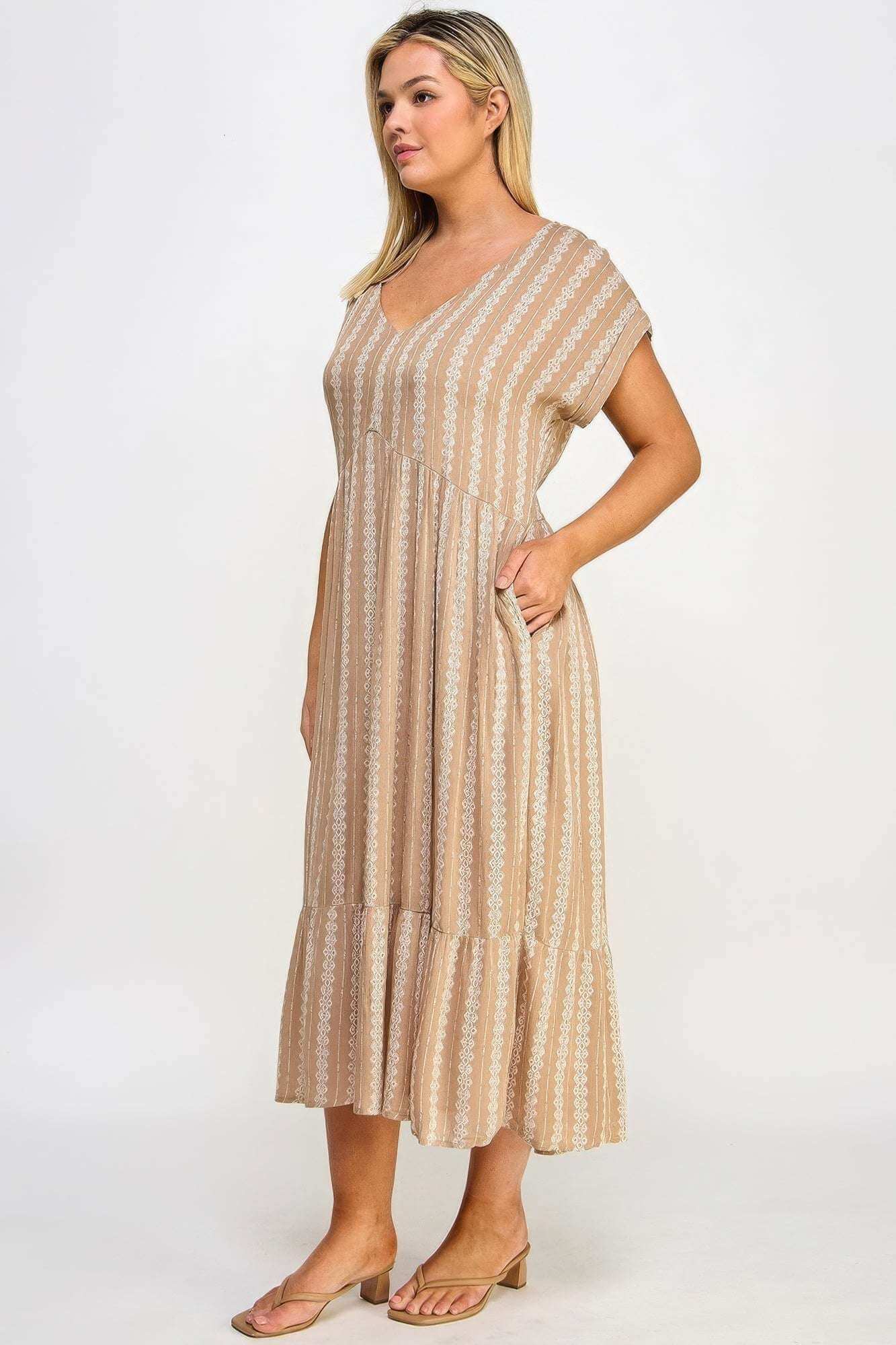 Boho Maxi Dress W/ Slip - The Diva Goddess