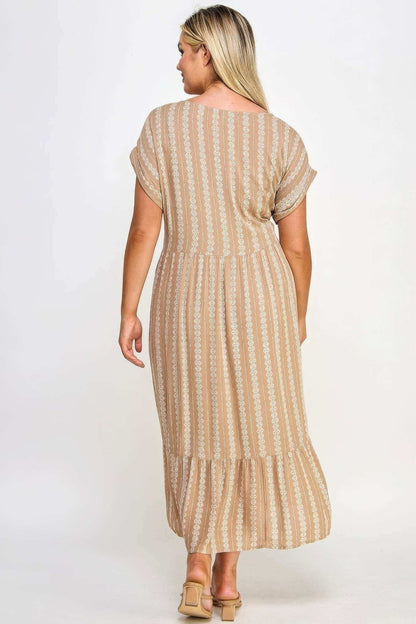 Boho Maxi Dress W/ Slip - The Diva Goddess