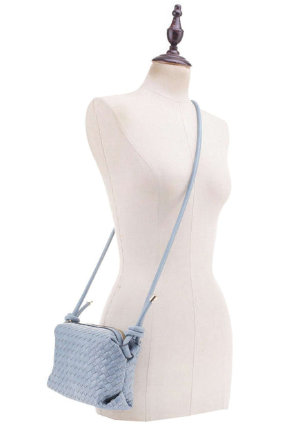 Braid Texture Zipper Crossbody Bag - The Diva Goddess