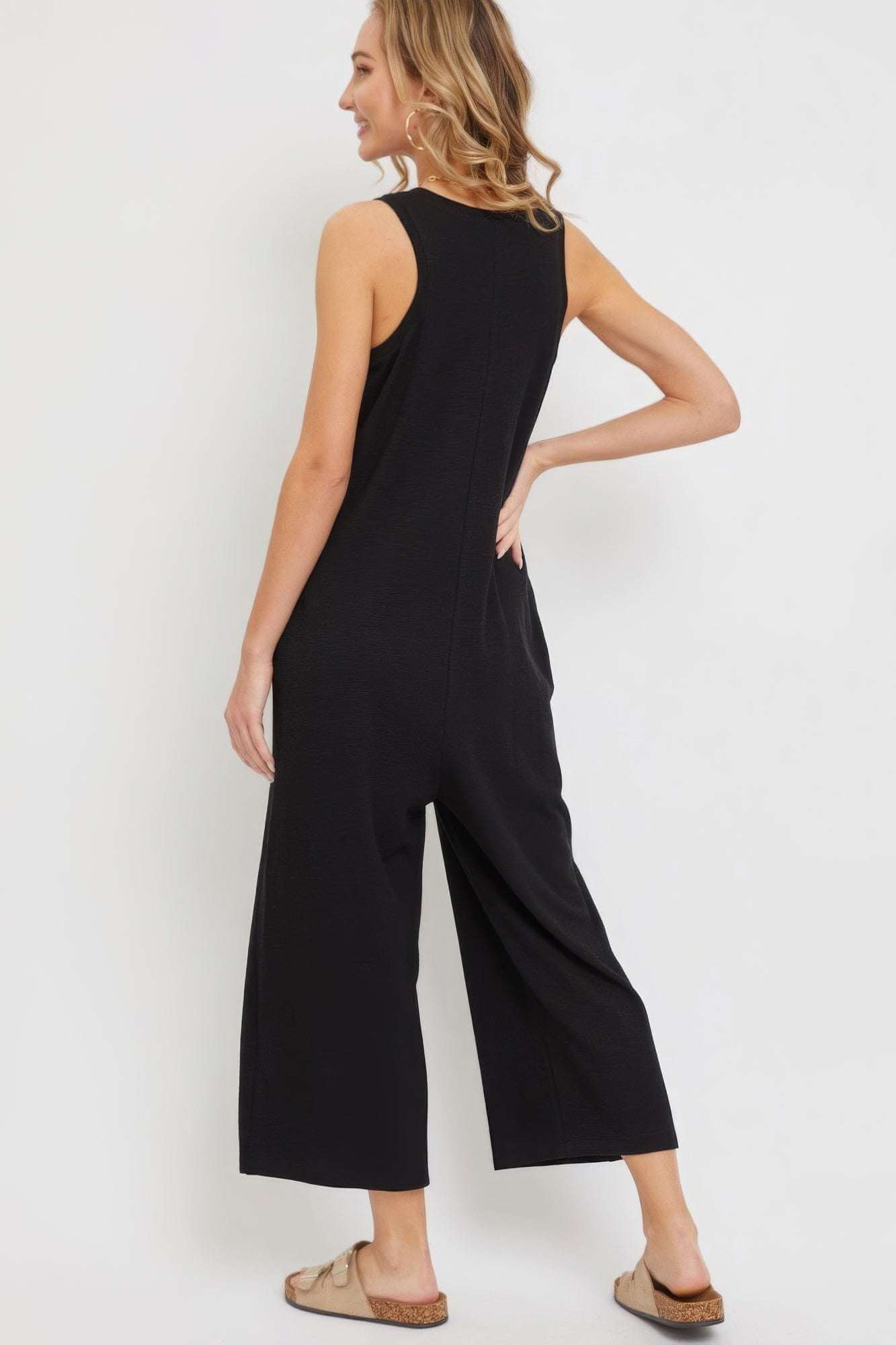 Buttondown Jumpsuit - The Diva Goddess