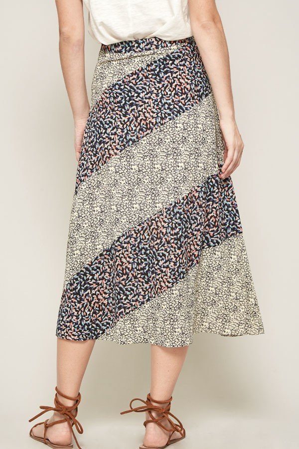 Floralprint Midi Skirt