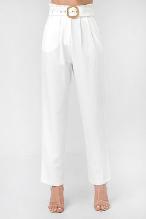 Paperbag waist pant