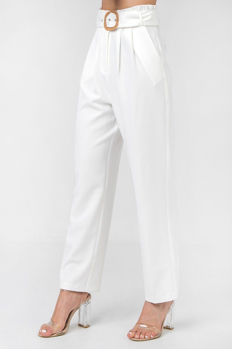 Paperbag waist pant