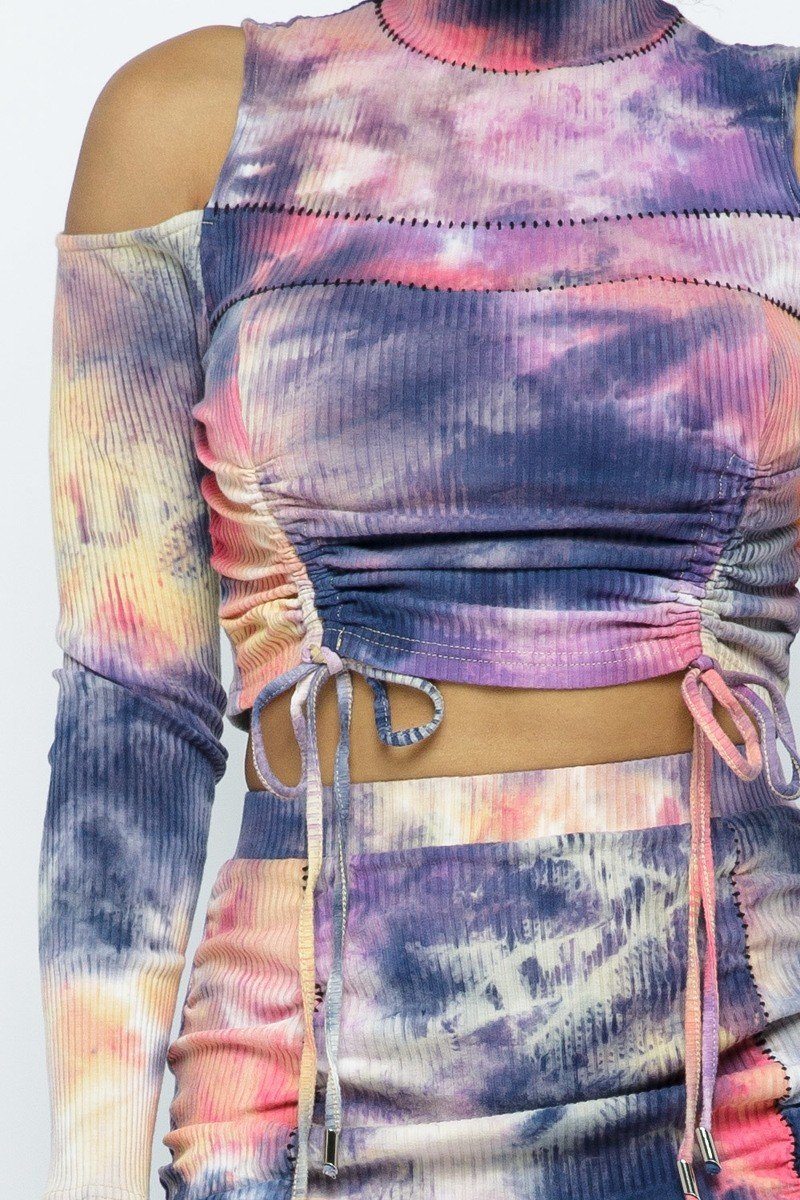 Tie Dye Long Sleeve Top