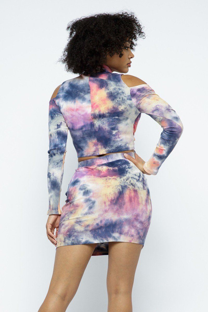 Tie Dye Long Sleeve Top