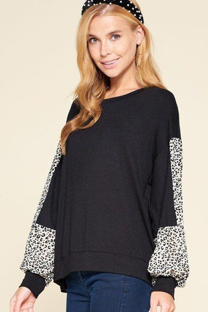 Solid Jersey Casual Top