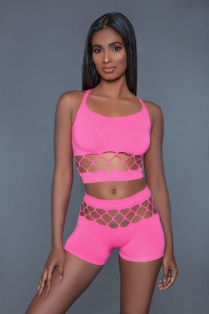 Silk fishnet set