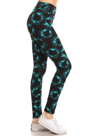 Tie dye yoga leggings