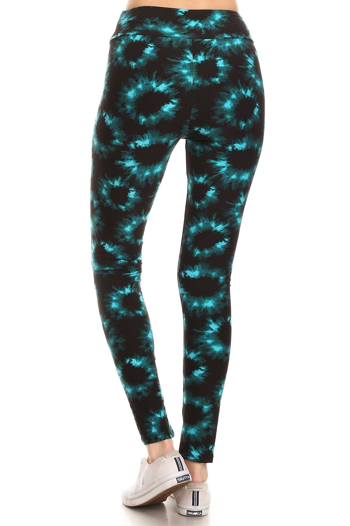 Tie dye yoga leggings