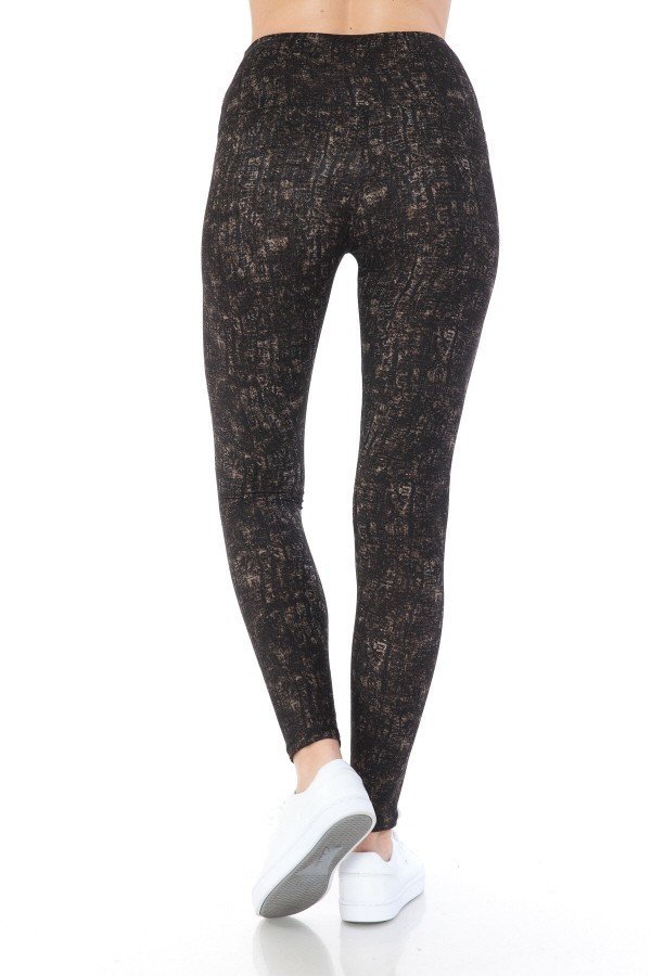 Banded lined leggings