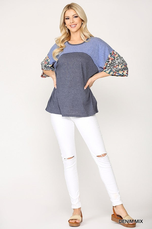 Dolman sleeve blouse