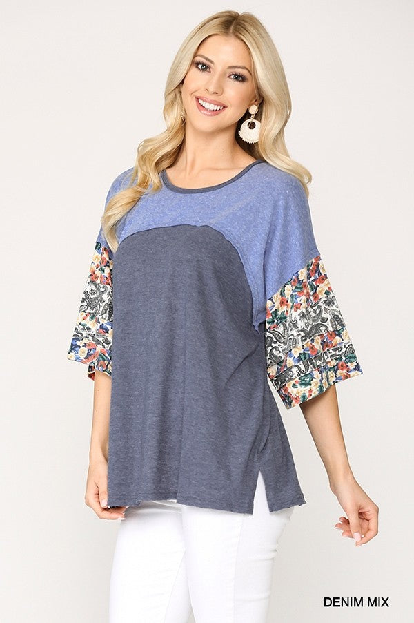 Dolman sleeve blouse