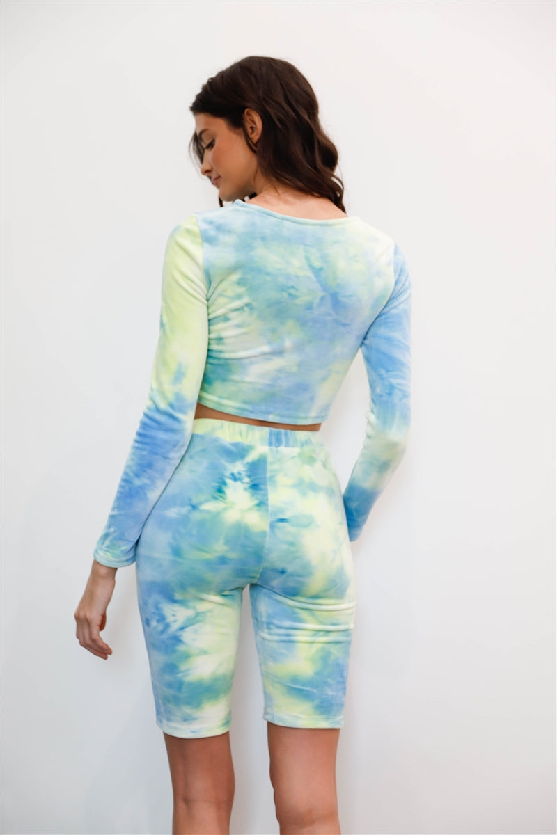 Tiedye velvet set