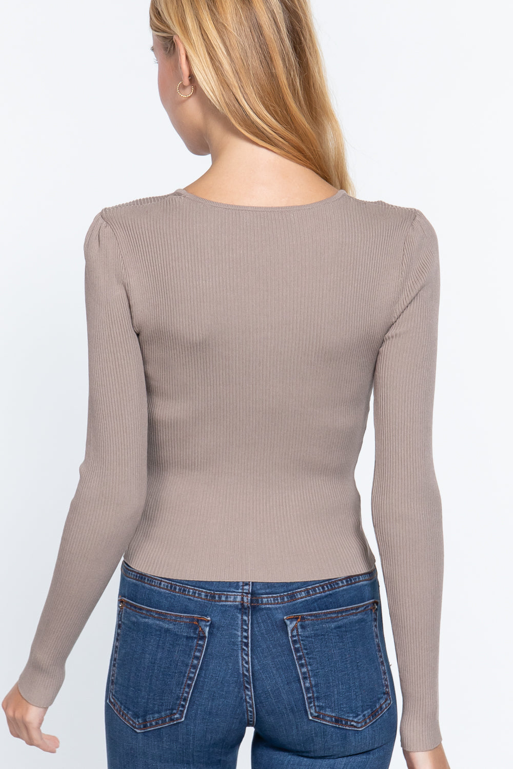 Shirring Sweater