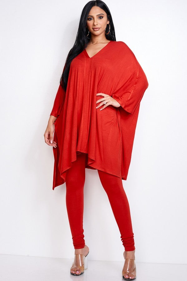 Rayon Spandex Cape Top